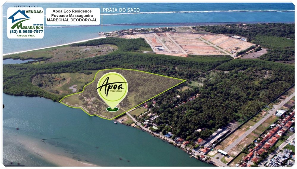 Terreno/Lote à venda  no Massagueira de Baixo - Marechal Deodoro, AL. Imóveis